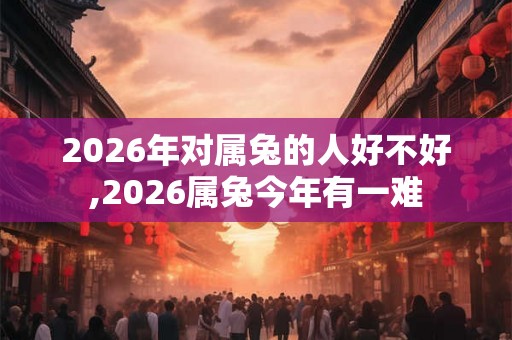 2026年对属兔的人好不好,2026属兔今年有一难 2026年对属兔的人好不好,2026属兔今年有一难