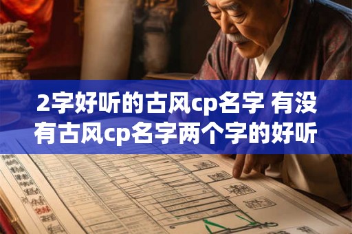 2字好听的古风cp名字 有没有古风cp名字两个字的好听的