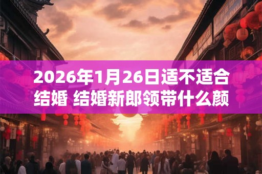 2026年1月26日适不适合结婚 结婚新郎领带什么颜色