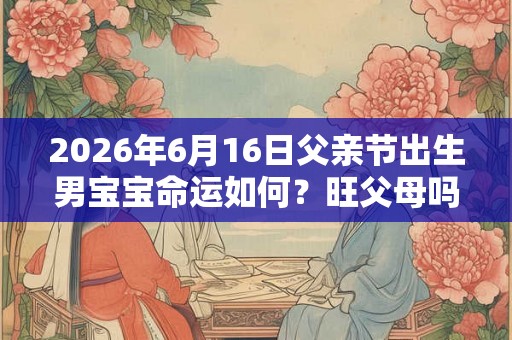 2026年6月16日父亲节出生男宝宝命运如何？旺父母吗？