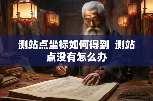 测站点坐标如何得到  测站点没有怎么办