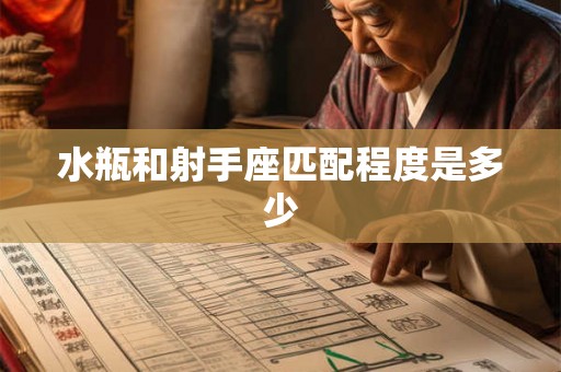 水瓶和射手座匹配程度是多少