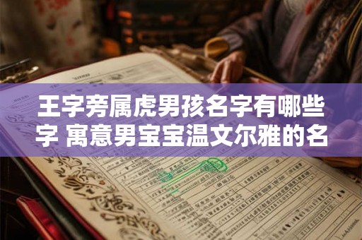 王字旁属虎男孩名字有哪些字 寓意男宝宝温文尔雅的名字 王字旁属虎男孩名字有哪些字 寓意男宝宝温文尔雅的名字