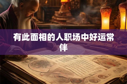 有此面相的人职场中好运常伴