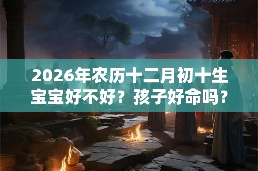 2026年农历十二月初十生宝宝好不好？孩子好命吗？