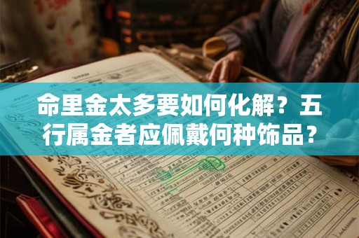 命里金太多要如何化解?五行属金者应佩戴何种饰品? 命里金太多要如何化解?五行属金者应佩戴何种饰品?