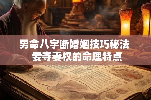 男命八字断婚姻技巧秘法  妾夺妻权的命理特点