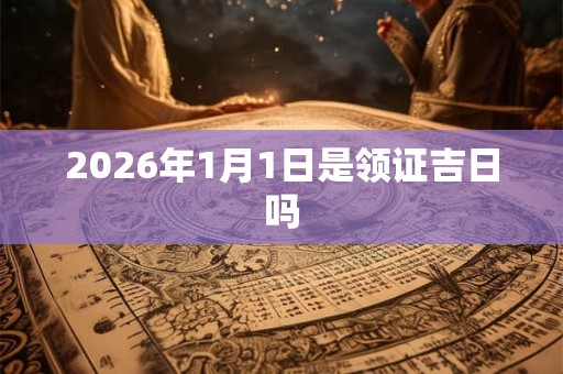 2026年1月1日是领证吉日吗 2026年1月1日是领证吉日吗