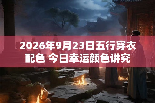 2026年9月23日五行穿衣配色 今日幸运颜色讲究
