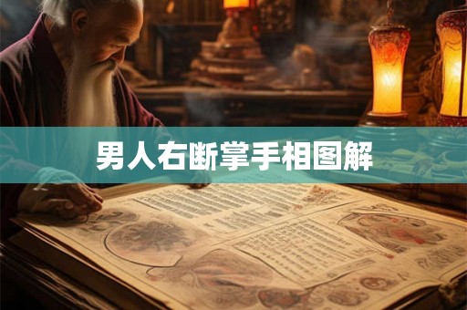 男人右断掌手相图解