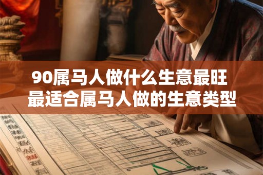 90属马人做什么生意最旺 最适合属马人做的生意类型
