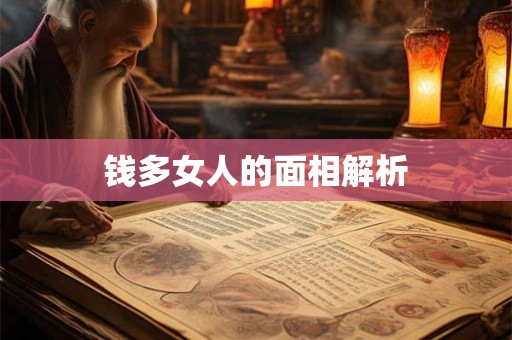 钱多女人的面相解析