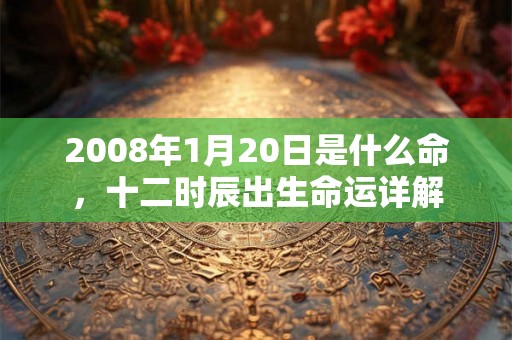 2008年1月20日是什么命,十二时辰出生命运详解 2008年1月20日是什么命,十二时辰出生命运详解