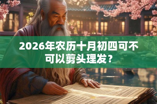 2026年农历十月初四可不可以剪头理发？