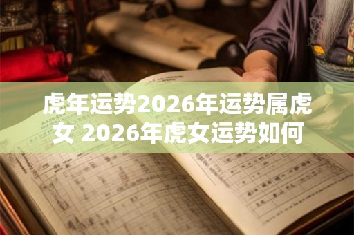 虎年运势2026年运势属虎女 2026年虎女运势如何
