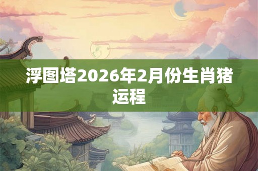 浮图塔2026年2月份生肖猪运程