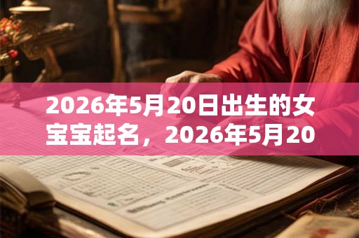 2026年5月20日出生的女宝宝起名，2026年5月20日出生好吗？
