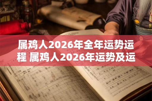 属鸡人2026年全年运势运程 属鸡人2026年运势及运程每月运程