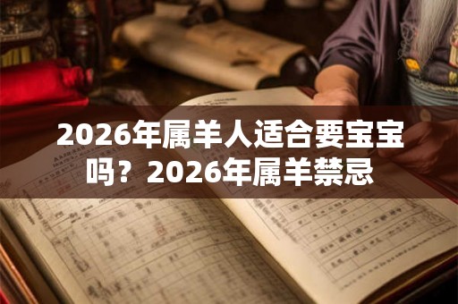 2026年属羊人适合要宝宝吗？2026年属羊禁忌