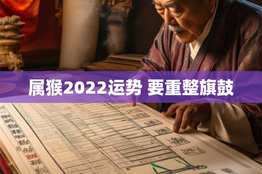 属猴2022运势 要重整旗鼓