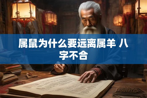 属鼠为什么要远离属羊 八字不合