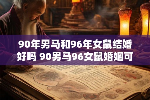 90年男马和96年女鼠结婚好吗 90男马96女鼠婚姻可行