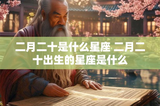二月二十是什么星座 二月二十出生的星座是什么