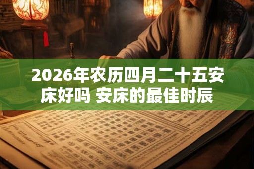 2026年农历四月二十五安床好吗 安床的最佳时辰