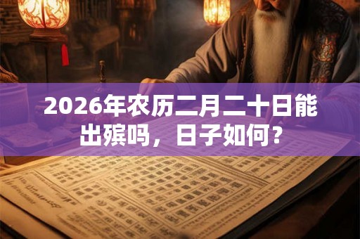 2026年农历二月二十日能出殡吗,日子如何? 2026年农历二月二十日能出殡吗,日子如何?