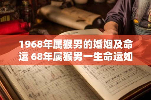 1968年属猴男的婚姻及命运 68年属猴男一生命运如何 1968年属猴男的婚姻及命运 68年属猴男一生命运如何