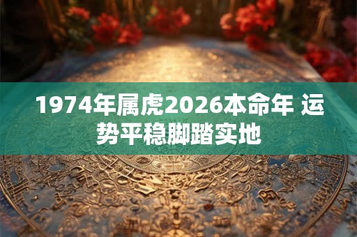1974年属虎2026本命年 运势平稳脚踏实地 1974年属虎2026本命年 运势平稳脚踏实地