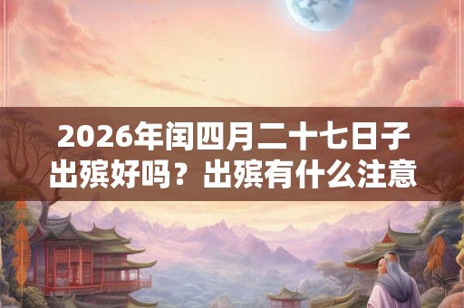 2026年闰四月二十七日子出殡好吗?出殡有什么注意事项? 2026年闰四月二十七日子出殡好吗?出殡有什么注意事项?