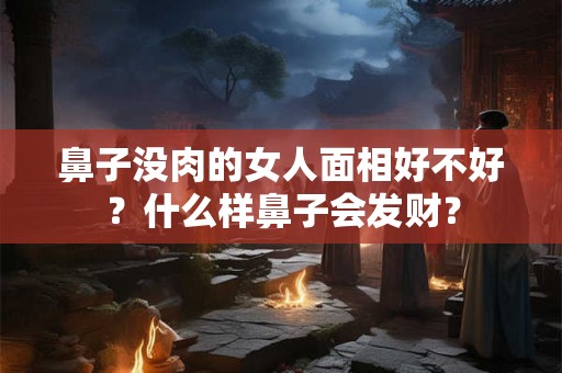 鼻子没肉的女人面相好不好？什么样鼻子会发财？