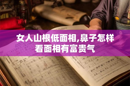 女人山根低面相,鼻子怎样看面相有富贵气