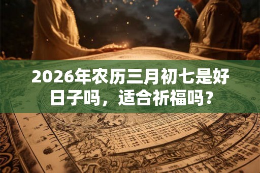 2026年农历三月初七是好日子吗，适合祈福吗？