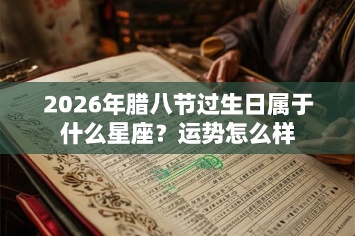 2026年腊八节过生日属于什么星座？运势怎么样