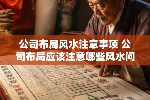 公司布局风水注意事项 公司布局应该注意哪些风水问题