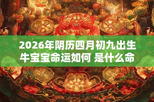 2026年阴历四月初九出生牛宝宝命运如何 是什么命