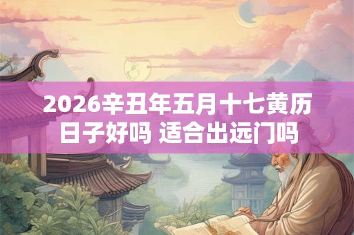 2026辛丑年五月十七黄历日子好吗 适合出远门吗