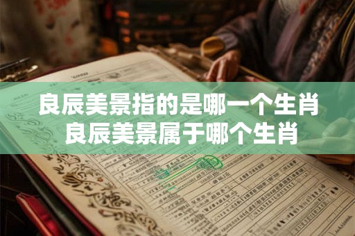 良辰美景指的是哪一个生肖 良辰美景属于哪个生肖