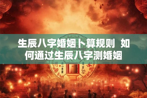 生辰八字婚姻卜算规则 如何通过生辰八字测婚姻 生辰八字婚姻卜算规则 如何通过生辰八字测婚姻