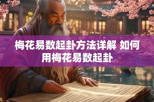 梅花易数起卦方法详解 如何用梅花易数起卦 梅花易数起卦方法详解 如何用梅花易数起卦