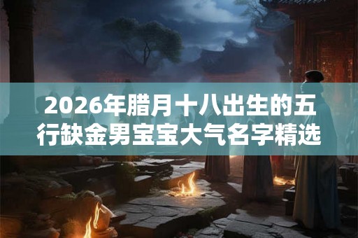 2026年腊月十八出生的五行缺金男宝宝大气名字精选
