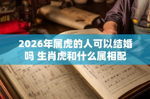2026年属虎的人可以结婚吗 生肖虎和什么属相配