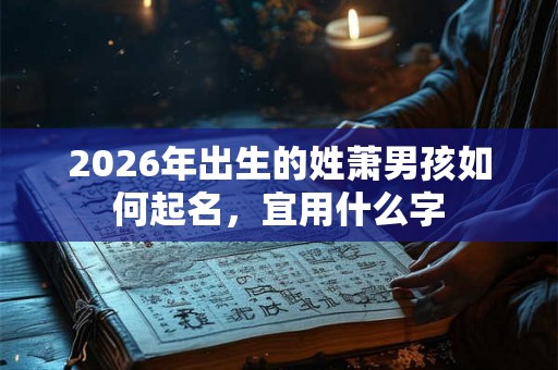 2026年出生的姓萧男孩如何起名,宜用什么字 2026年出生的姓萧男孩如何起名,宜用什么字