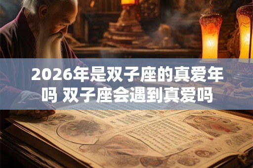 2026年是双子座的真爱年吗 双子座会遇到真爱吗