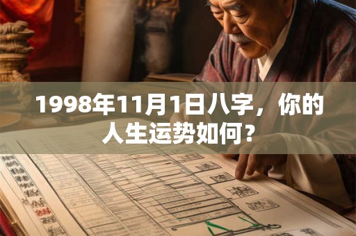 1998年11月1日八字，你的人生运势如何？