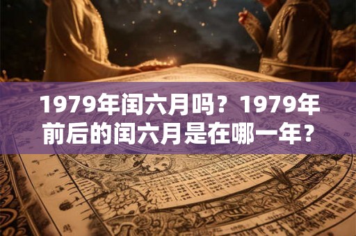 1979年闰六月吗？1979年前后的闰六月是在哪一年？