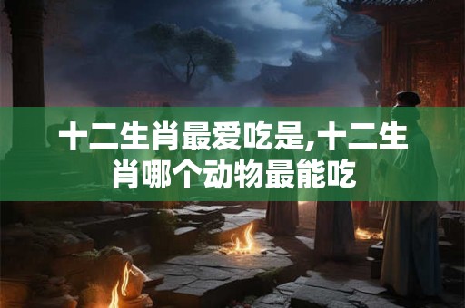 十二生肖最爱吃是,十二生肖哪个动物最能吃