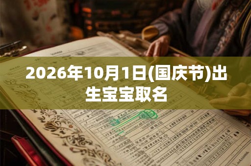 2026年10月1日(国庆节)出生宝宝取名